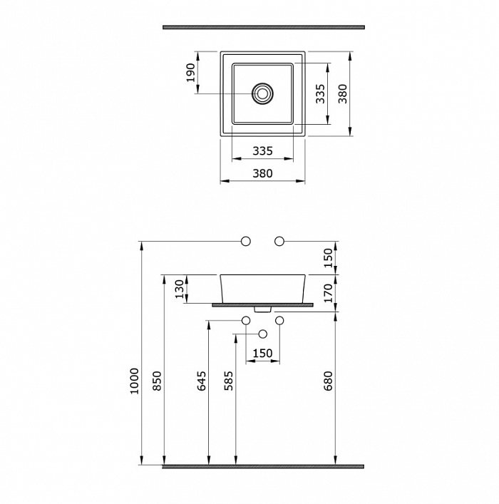 Раковина 45 см Bocchi Vessel 1173-025-0125 кофейный матовый