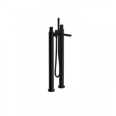 Fantini Venezia In Смеситель для ванны, напольный, излив: 21.5 см, цвет: Matt Gun Metal PVD 29 P5 N580SB