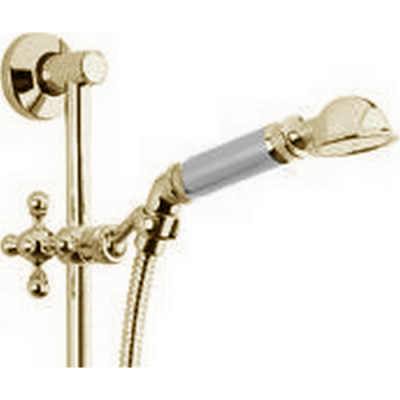 CISAL Shower Душевой гарнитур: штанга 60 см, ручная лейка, шланг 150 см, цвет: золото AR00311224 Акция