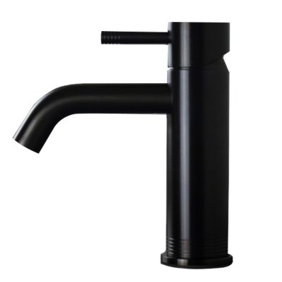 RU720E59Q AQUAELITE смеситель для раковины KINO, 3/8", воронёная сталь (PVD)