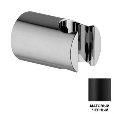 SP004A05Q AquaElite держатель для душевой лейки из ABS пластика, чёрный матовый