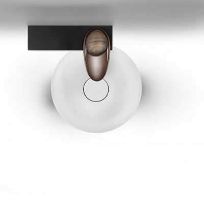 Gessi Equilibrio Смеситель для раковины дизайнерский, на 1 отверстие, цвет: медь, ручка Palissandro 52002#695