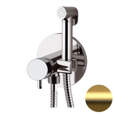 Гигиенический душ Daniel Tokyo TK645C254DCDP, золото брашированное, шт