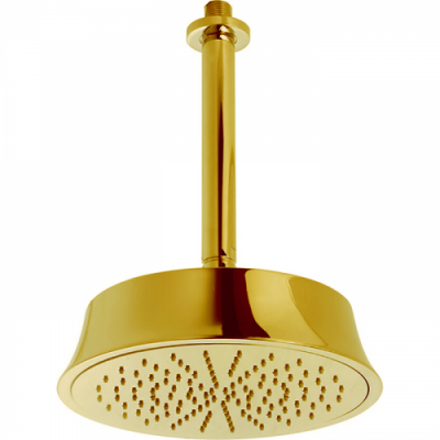 CISAL Shower Верхний душ D220 мм с потолочным держателем L270 мм, цвет: золото DS01328024