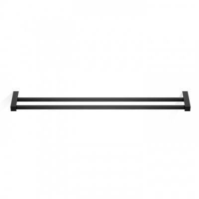 Decor Walther Corner HTD80 Полотенцедержатель 80см, двойной, подвесной, цвет: черный матовый 560560