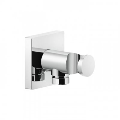 Gessi Rilievo Вывод воды с держателем для душевой лейки на 1/2, цвет: хром 59161#031