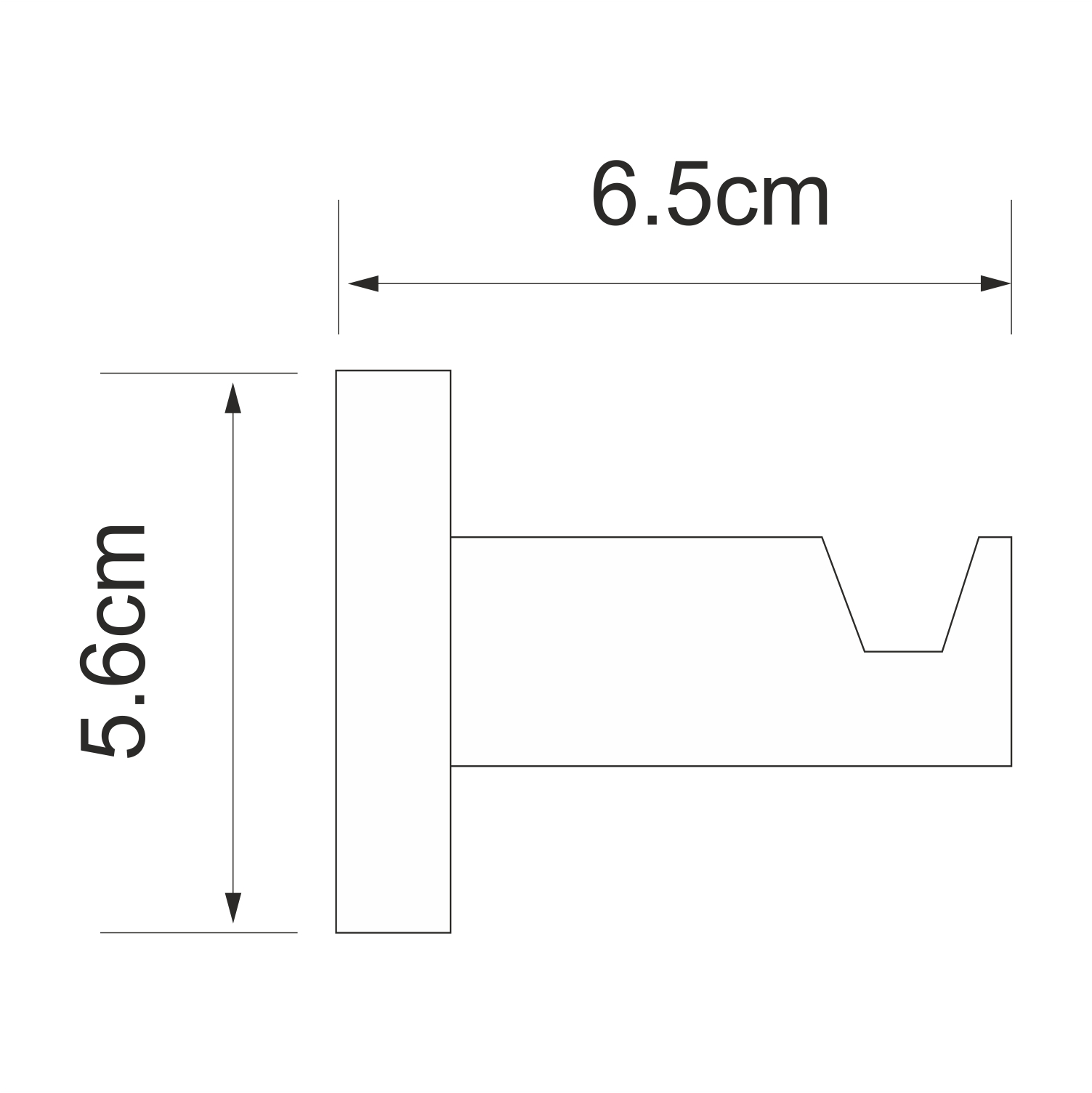 Isen K-4023 Крючок Размеры (Ш/В/Г): 5,6х5,6х6,5 см