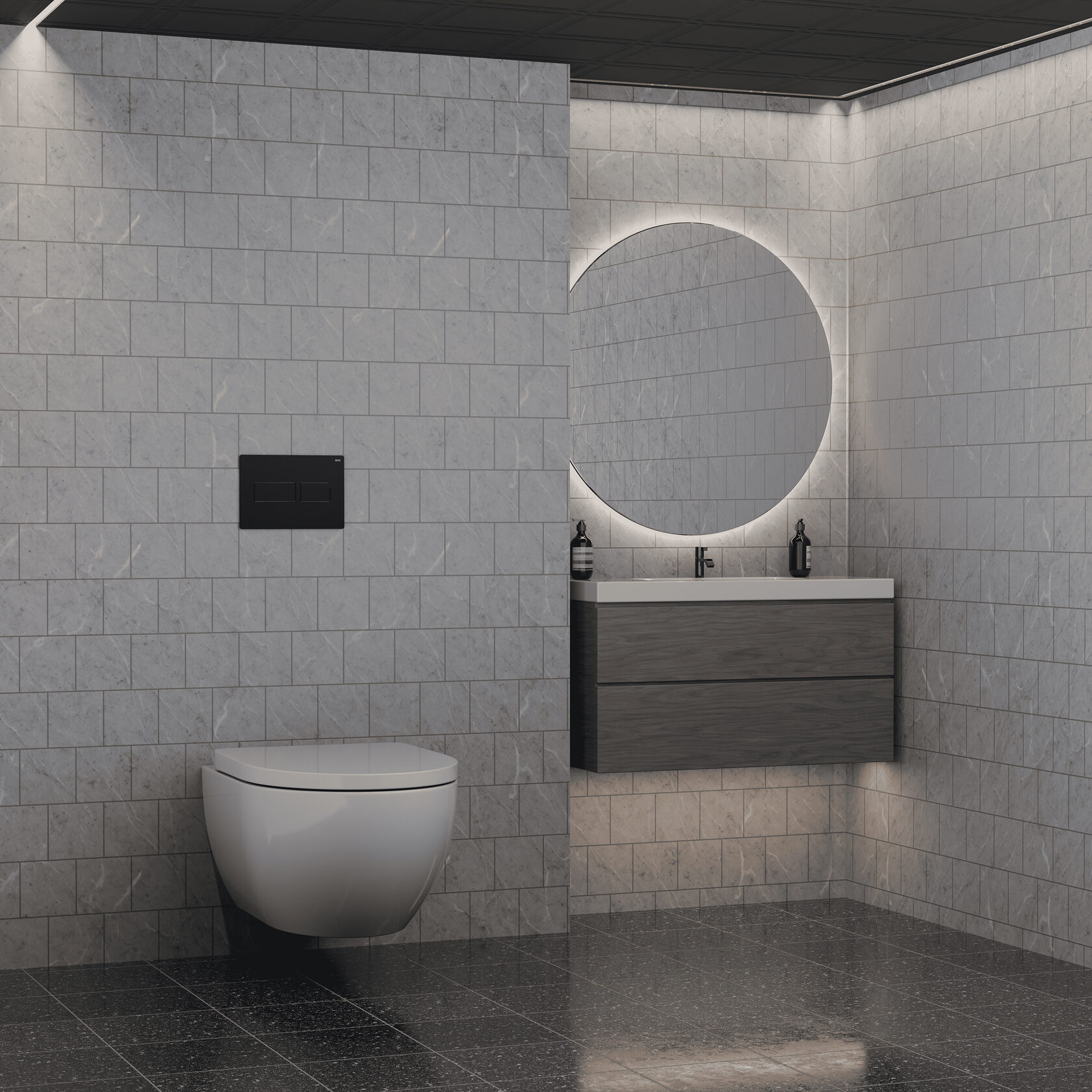 Клавиша RIVO Touch lux (черный мат)