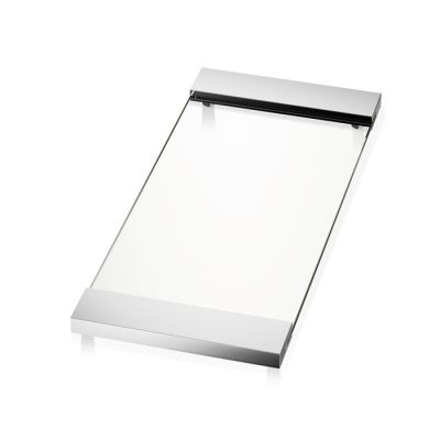 848802 Decor Walther Tab 37 Лоток универсальный 37x17см, прозрачное стекло, настольный, цвет: хром
