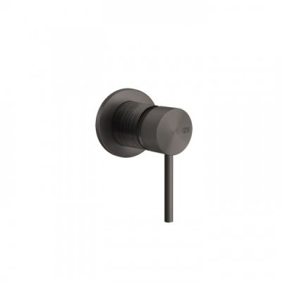 Gessi 316 Встраиваемый смеситель, на 1/2, на 1 источник, внешняя часть, цвет: brushed black metal pvd 54319#707