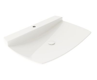 Remer FLY Раковина подвесная / на столешницу 75x50 белый глянец LAFLY000