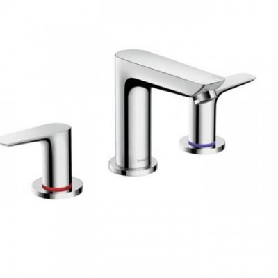 Hansgrohe Talis E Смеситель для раковины на 3 отверстия, с донным клапаном, цвет: хром 71733000