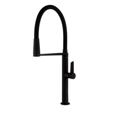 Смеситель для кухни с магнитным гибким шлангом KITCHEN MAGNET 388801MCNM чёрный матовый
