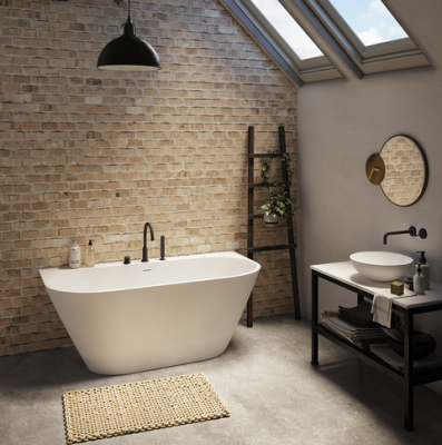 PAA Ванна 1660x810 Deco Wall Silkstone VADEWAS/00