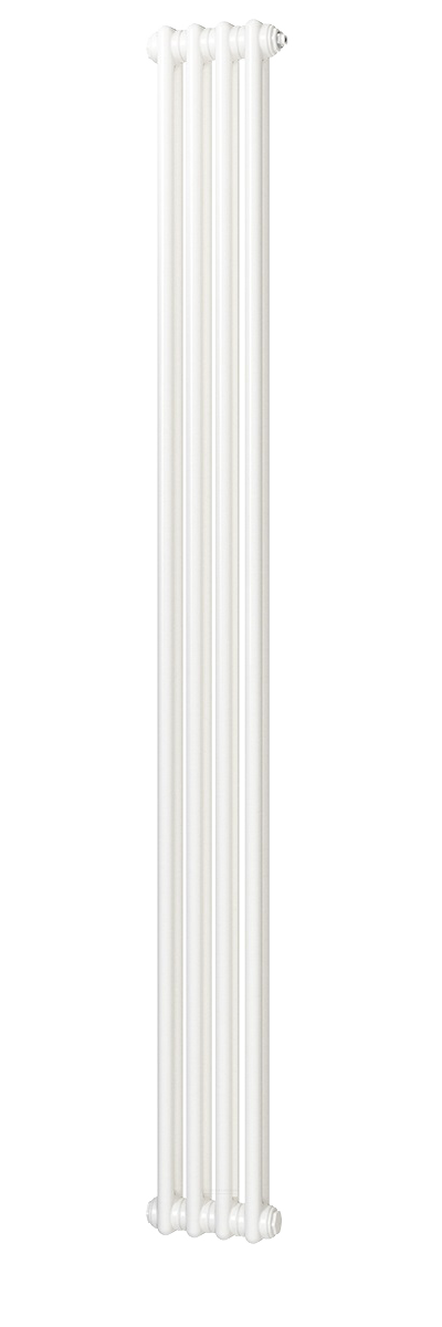 CH 2180-04 1270 3/4 Ral 9016 Zehnder Charleston радиатор отопления 2-х трубный 1792х184х62 боковое подключение 1270 3/4" Ral 9016
