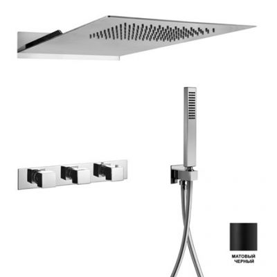 IF042_05Q AQUAelite Встроенный смеситель для душа + душевой гарнитур + верхний душ
