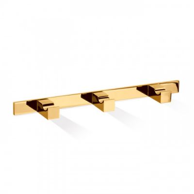Decor Walther Corner HAK3 Панель с 3 крючками 18x4см, подвесной, цвет: золото 562120