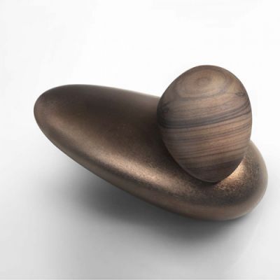Gessi Equilibrio Смеситель для раковины дизайнерский, на 1 отверстие,  цвет: медь Materic Copper Pvd, ручка Palissandro 52001#723