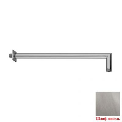 BD020A07Q AquaElite настенный кронштейн для верхнего душа из латуни, 350 мм, 1/2", шлиф. никель