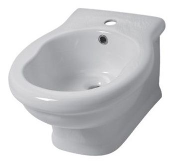 Disegno ceramica Paolina, подвесное биде, c крепежом, 54x39 см, цвет белый глянцевый PA00700101