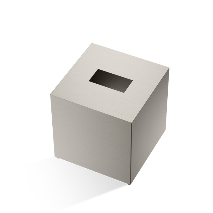Decor Walther Cube KB 83 Диспенсер для салфеток 13.3x13.3x13.5см, настольный, цвет: никель сатинированный 845634