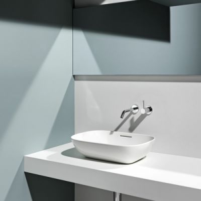 Laufen INO Раковина-чаша 50х35х13 см, без отв., покрытие LLC, цвет: белый 8.1230.2.400.109.1