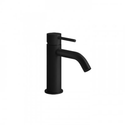 Gessi 316 Смеситель для раковины, на 1 отв., без донного клапана, излив 15.6см, h=20см., цвет: Black XL 54002#299