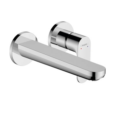 72528000 Hansgrohe Rebris S Смеситель для раковины, однорычажный, настенный, скрытого монтажа, с изливом 20 см, цвет: хром