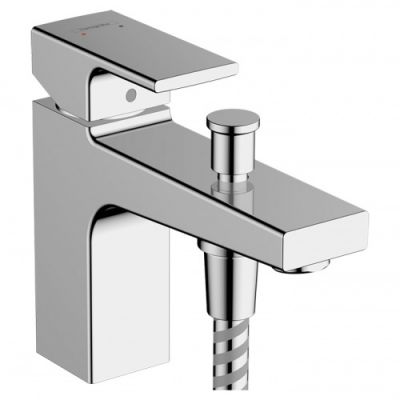 Hansgrohe Vernis Shape Смеситель для ванны, на 1 отв., с ручным душем, цвет: хром 71464000