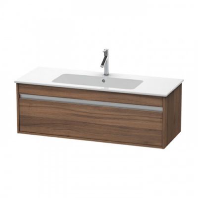 Duravit Ketho Тумба подвесная, 410x1200x475 , с раковиной и 1 ящиком, цвет: орех натуральный KT642107979