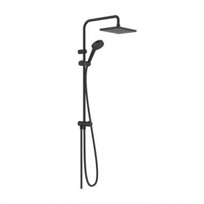 Hansgrohe Vernis Shape Душевая стойка с верхним душем 230 1jet Reno EcoSmart, цвет: матовый черный 26289670