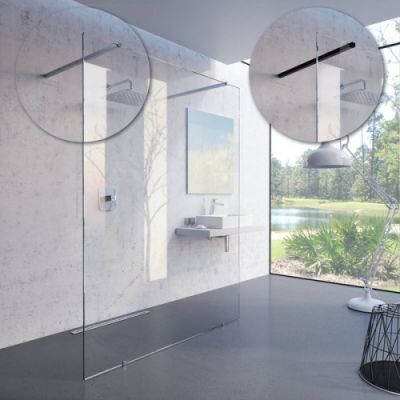 GW9FM0C00Z1 Душевой уголок Ravak ST Walk-In Free 1400 блестящий