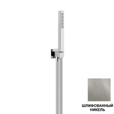 SD002B07Q AquaElite душевой гарнитур c лейкой из ABS пластика, 1/2", шлиф. никель