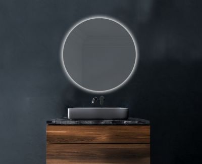 Xpertials Siro, круглое зеркало Led 120 см: датчик подсветки с диммером и датчик антизапотевания 84354135-68403