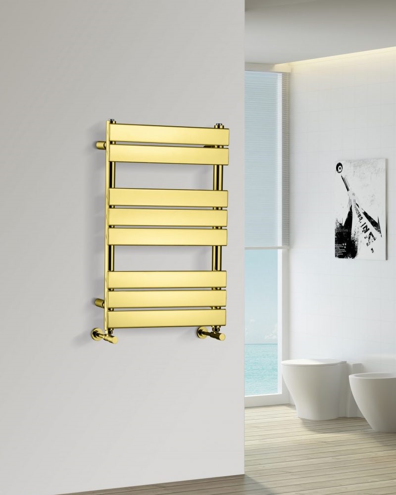 Полотенцесушитель водяной 500x800 Boheme VENTURO GOLD 720-G