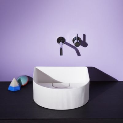 Laufen Sonar Раковина 34x34х13 см, без отв., без перелива, цвет: белый 8.1234.1.000.112.1