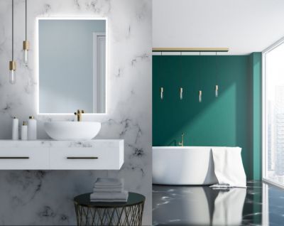 Xpertials AMIRA, прямоугольное зеркало 120х80 см, LED свет, вкл/выкл с диммером