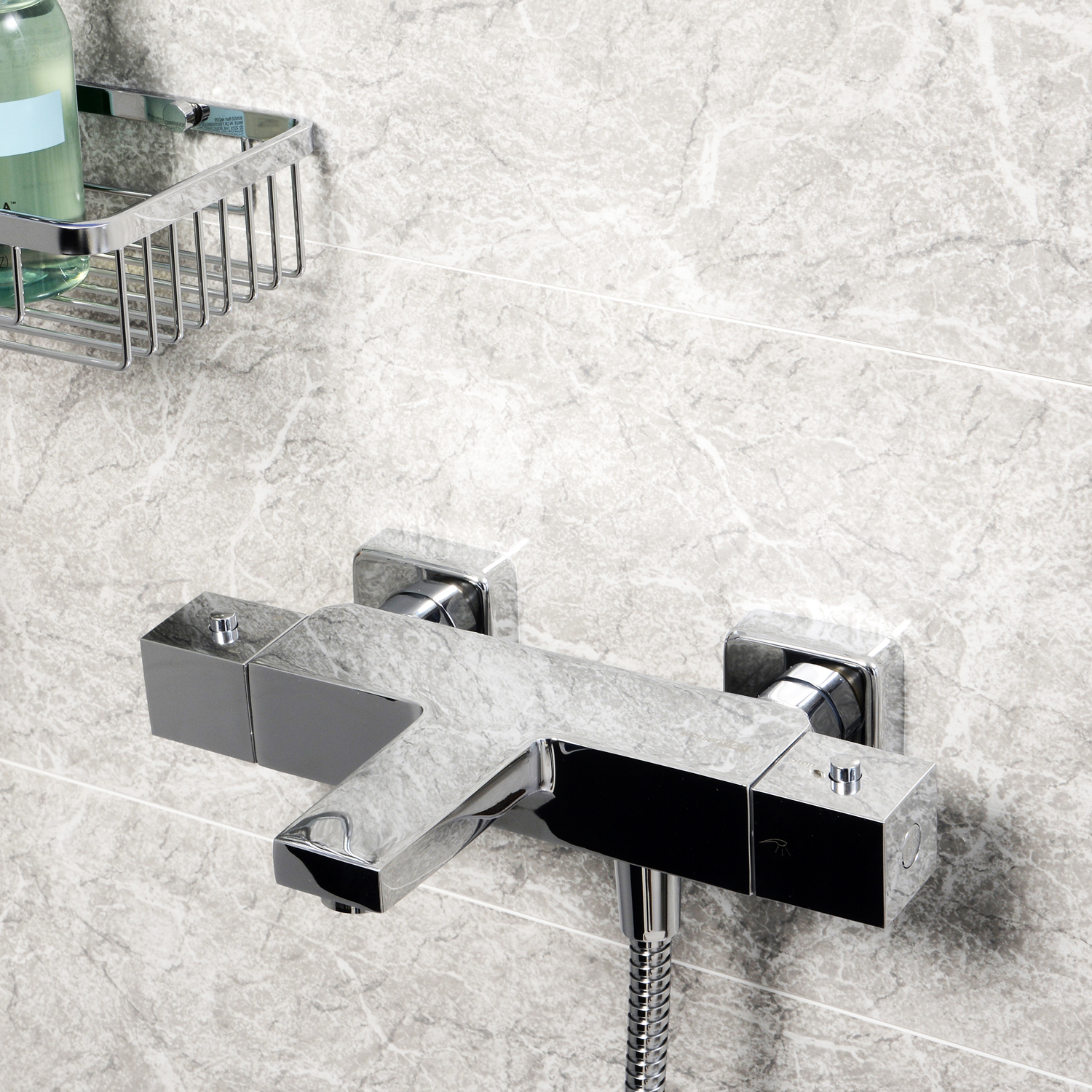 Alme 1511 Thermo Термостатический смеситель для ванны Размеры (Ш/В/Г): 28,4х5,9х18,9 см