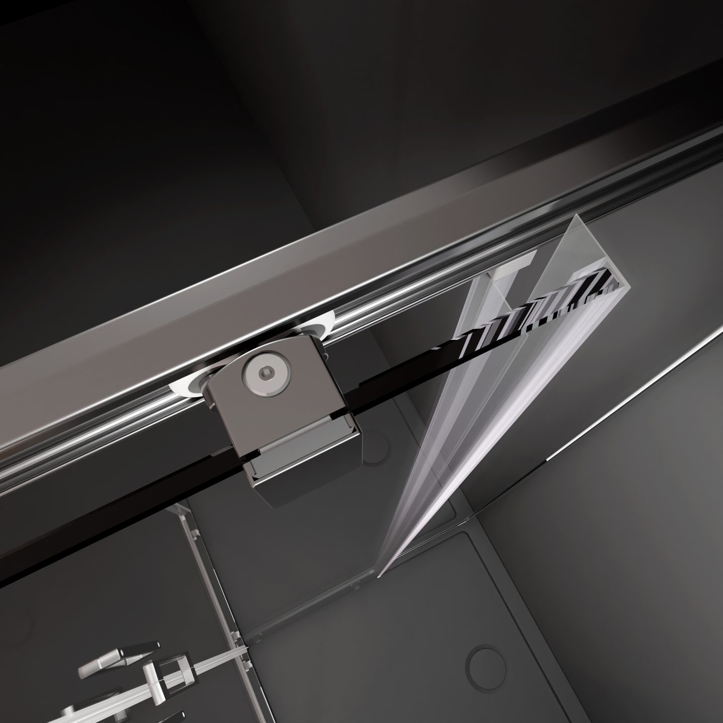 Душевой уголок 150*90 см раздвижная Radaway PREMIUM PRO KDJ 1015150-01-01R