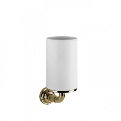 Gessi Venti20 Стакан подвесной, цвет белый: фурнитура Brass PVD 65407#710
