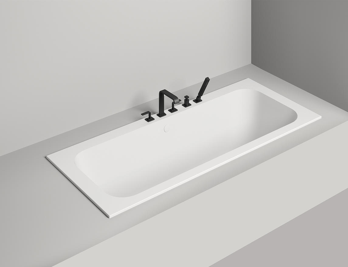 Salini ORLANDA AXIS Ванна 190x80 из каменной массы, покраска по RAL, матовая