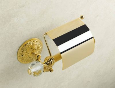 Stil Haus Noto Light, бумагодержатель закрытый со стеклом Murano, золото NT11сV(16)