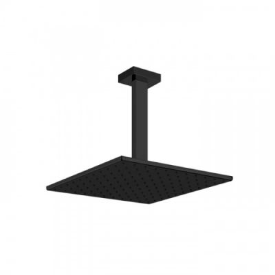 Gessi Rettangolo Верхний душ для потолочного крепления 300x300мм, цвет: Black XL 15186#299