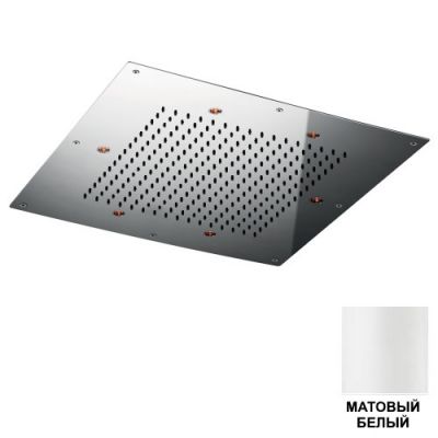SF114D04Q AquaElite верхний душ потолочного крепления, 500x500 мм, белый матовый