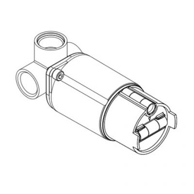 RU201X00Q AQUAelite встроенная часть смесителя для душа на 1 потребитель, 