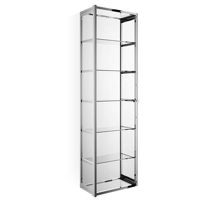 Decor Walther Glas S 4 Шкафчик подвесной 35x19x120см, стекло прозрачное, цвет: хром 602500