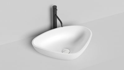 Salini GLORIA 06 Раковина накладная 56x35, белая матовая