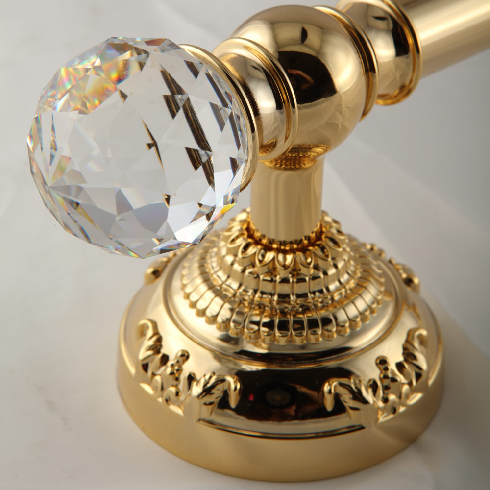 CRISTALIA Полотенцедержатель двойной L60 cm, SWAROVSKI ML.CRS-60.223.DO