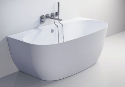 Ванна пристенная 170x85 из литьевого мрамора Astra-Form Атрия