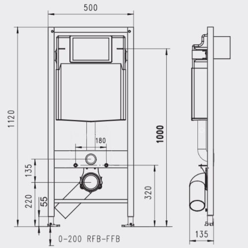 174-91100700-00 / 103-000000005 Jomo Tech Набор: система инсталляции, крепление